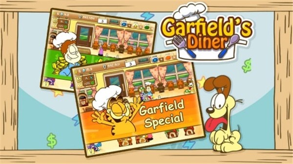 加菲猫餐厅中文版(Garfields Diner)游戏截图1