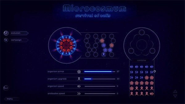 细胞生存战中文手机版(Microcosmum)游戏截图3